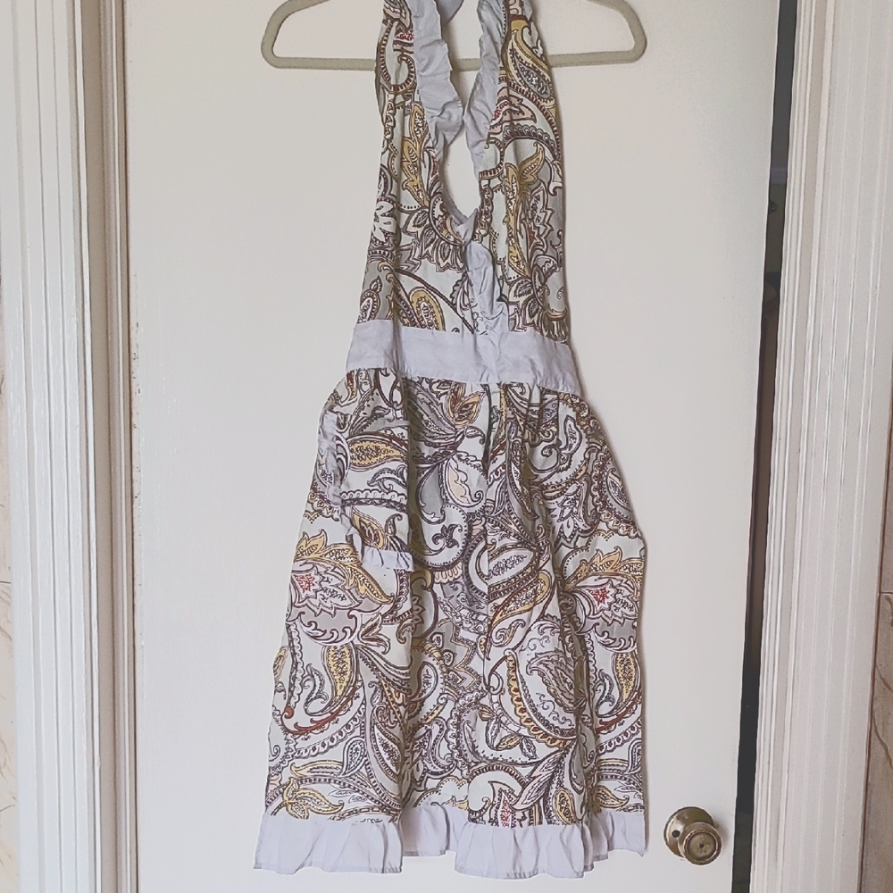 Paisley Halter Apron